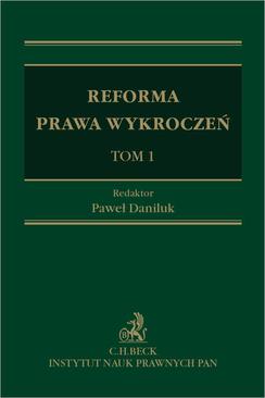 ebook Reforma prawa wykroczeń. Tom 1