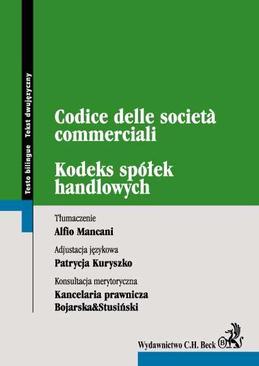 ebook Kodeks spółek handlowych. Codice delle societa commerciali