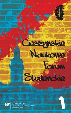 ebook Cieszyńskie Naukowe Forum Studenckie. T. 1: Między teorią a praktyką