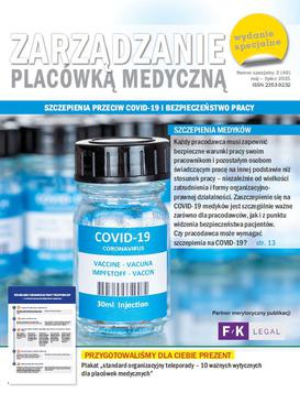 ebook Zarządzanie placówką medyczną - Szczepienia przeciw COVID-19 i bezpieczeństwo pracy