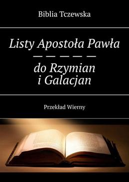 ebook Listy Apostoła Pawła do Rzymian i Galacjan