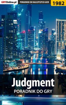 ebook Judgment - poradnik do gry