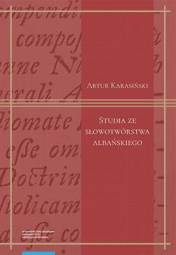 ebook Studia ze słowotwórstwa albańskiego