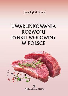 ebook Uwarunkowania rozwoju rynku wołowiny w Polsce