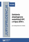 ebook Jurysprudencja 14. Założenia aksjologiczne nowelizacji KPC z 4 lipca 2019 r. - Sławomir Cieślak