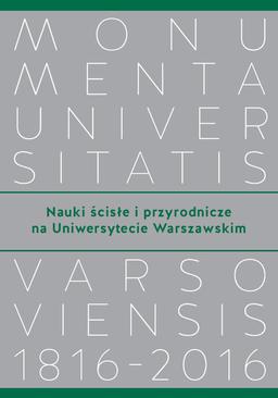 ebook Nauki ścisłe i przyrodnicze na Uniwersytecie Warszawskim