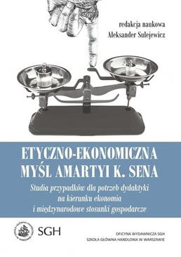 ebook Etyczno-ekonomiczna myśl Amartyi K. Sena