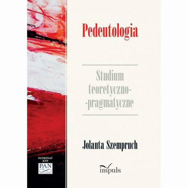 Okładka:Pedeutologia. Studium teoretyczno-pragmatyczne 
