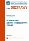 ebook Badania układów „człowiek–narzędzie udarowe–podłoże” - Michał Śledziński
