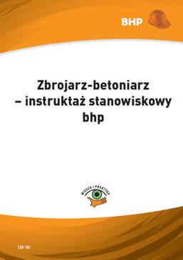 ebook Zbrojarz-betoniarz – instruktaż stanowiskowy bhp