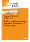 ebook Psalmy pokutne przekładu Wacława Rzewuskiego - Żegota Pauli,Wacław Rzewuski