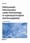 ebook Efektywność informacyjna rynku finansowego w wybranych krajach Unii Europejskiej - Dominik Kubacki