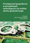 ebook Przestępczość gospodarcza w perspektywie zmieniających się realiów obrotu gospodarczego - 