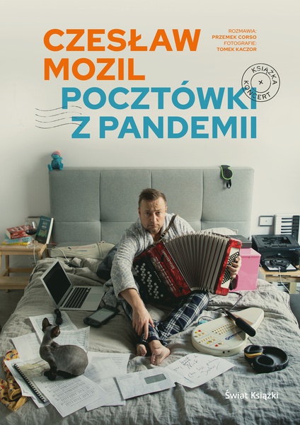 Okładka:Czesław Mozil. Pocztówki z pandemii 