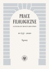 ebook Prace Filologiczne. Literaturoznawstwo 10 (13) 2020 - Ewa Hoffmann-Piotrowska