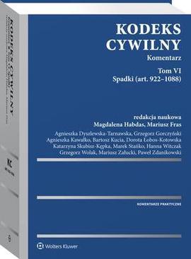 ebook Kodeks cywilny. Komentarz. Tom VI. Spadki (art. 922–1088)