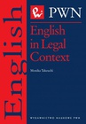ebook English in Legal Context - Monika Takeuchi