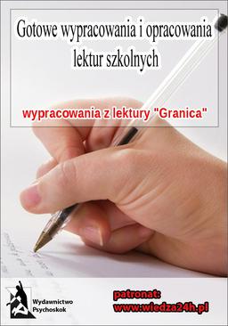 ebook Wypracowania Zofia Nałkowska "Granica"