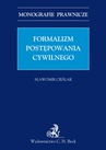 ebook Formalizm postępowania cywilnego - Sławomir Cieślak