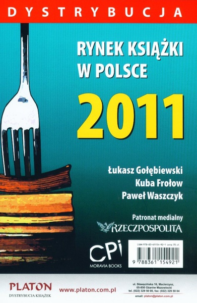Okładka:Rynek książki w Polsce 2011. Dystrybucja 