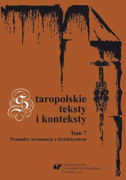 ebook Staropolskie teksty i konteksty. T. 7