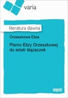 ebook Pismo Elizy Orzeszkowej Do Sióstr Ślązaczek - Eliza Orzeszkowa
