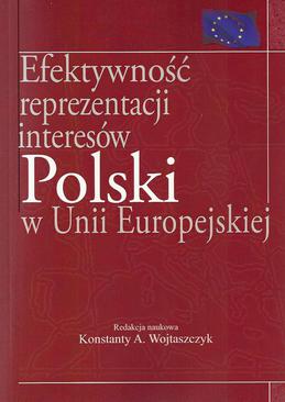 ebook Efektywność reprezentacji interesów Polski w Unii Europejskiej