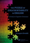 ebook The Puzzle of (Un)Countability in English. A Study in Cognitive Grammar - Grzegorz Drożdż