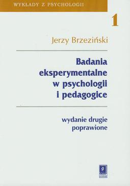 ebook Badania eksperymentalne w psychologii i pedagogice