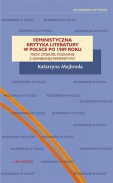 ebook Feministyczna krytyka literatury w Polsce po 1989 roku