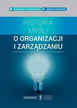 ebook Historia myśli o organizacji i zarządzaniu