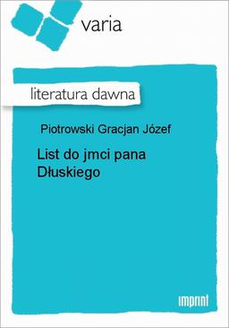 ebook List do jmci pana Dłuskiego