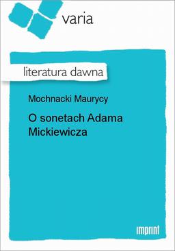 ebook O sonetach Adama Mickiewicza