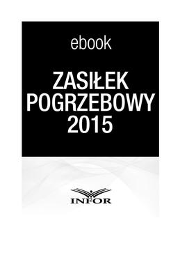 ebook Zasiłek pogrzebowy 2015