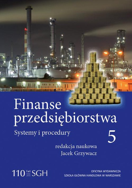 Okładka:Finanse przedsiębiorstwa 5. System i procedury 