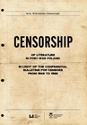 ebook Censorship of Literature in Post-War Poland: In Light of the Confidential Bulletins for Censors from 1945 to 1956 - Anna Wiśniewska-Grabarczyk