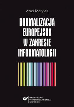 ebook Normalizacja europejska w zakresie informatologii