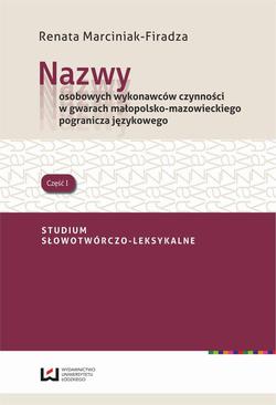 ebook Nazwy osobowych wykonawców czynności w gwarach małopolsko-mazowieckiego pogranicza językowego