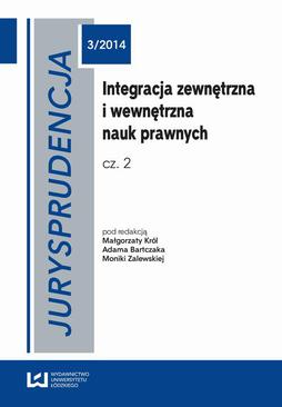 ebook Jurysprudencja 3. Integracja zewnętrzna i wewnętrzna nauk prawnych. Część 2