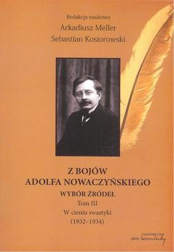 ebook Z bojów Adolfa Nowaczyńskiego Wybór źródeł Tom 3