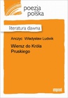 ebook Wiersz Do Króla Pruskiego - Władysław Ludwik Anczyc