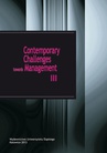 ebook Contemporary Challenges towards Management III - 