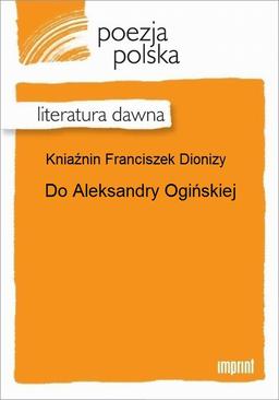 ebook Do Aleksandry Ogińskiej