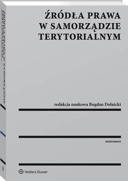 ebook Źródła prawa w samorządzie terytorialnym