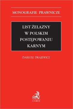 ebook List żelazny w polskim postępowaniu karnym