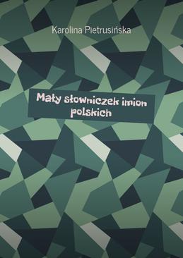 ebook Mały słowniczek imion polskich