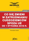 ebook Co się zmieni w zatrudnianiu cudzoziemców spoza UE od 1 stycznia 2018 r. - Przemysław Ciszek