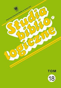ebook Studia bibliologiczne. T. 18: Biblioteki i ośrodki informacji - zbiory, pracownicy, użytkownicy