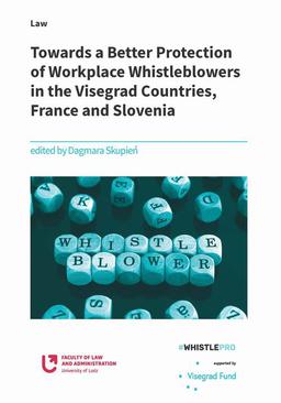 ebook Towards a Better Protection of Workplace Whistleblowers in the Visegrad Countries, France and Slovenia
