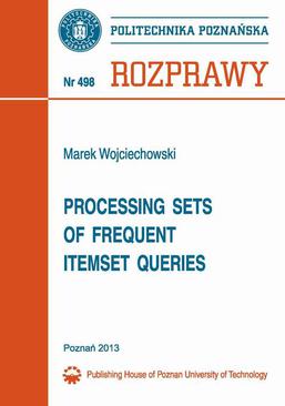 ebook Processing sets of frequent itemset queries